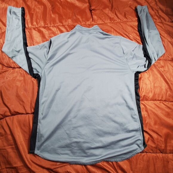 Nike Sphere Men's Team Jacket Size XXL Black & Grey Color-Block Half Zip - Picture 9 of 9